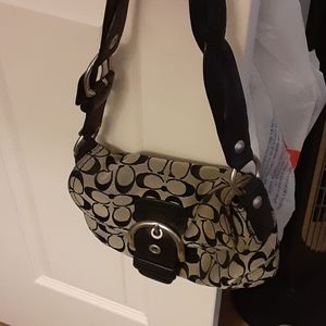 Coach black handbag